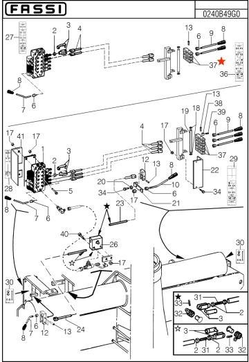 Fassi Connecting Fork - 148741