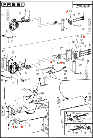 Fassi Connecting Fork - 37276