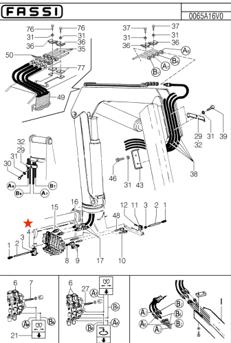 Fassi Mounting Fork - 48410