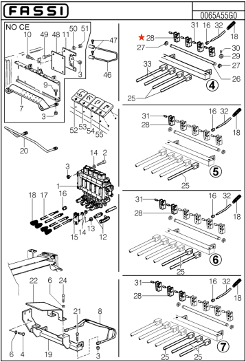 Fassi Connecting Fork - 86985