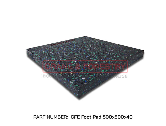 CFE Outrigger Foot Pad (15T) - 500x500x40