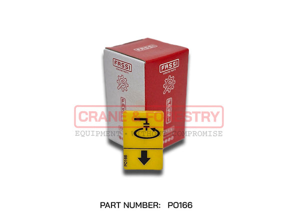 Fassi Crane Control Decal - PO166