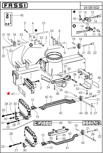 Fassi Outrigger Function Plate - DE4494