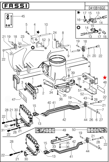Fassi Outrigger Function Plate - DE4495