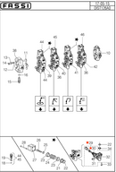 Fassi Lever Assembly - ZDI0228-4