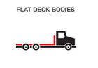 Flat deck bodies