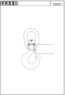 Fassi Load Hook 22T - GA936-3