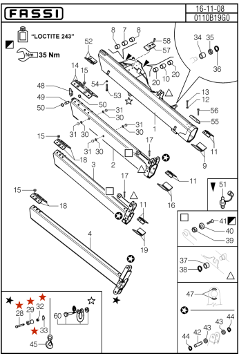 Fassi Safety Check Pin - SS978