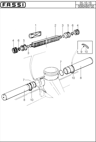 Fassi Slew Cylinder Seal Kit - GSC212