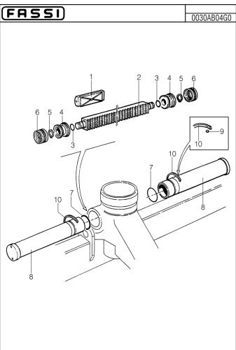 Fassi Slew Cylinder Seal Kit - GSC227
