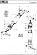 Fassi Main Boom Cylinder Seal Kit - GSC317-2