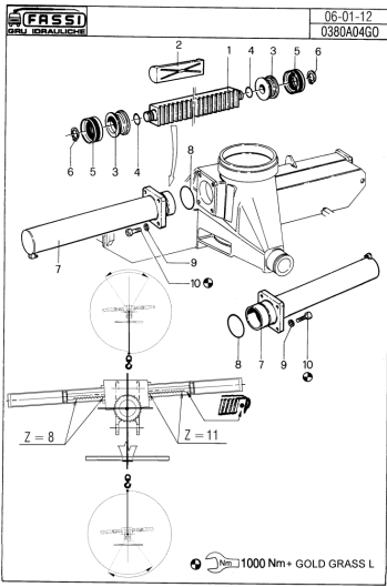 Fassi Slew Cylinder Seal Kit - GSC320