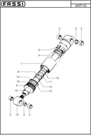 Fassi Outer Boom Cylinder Seal Kit - GSC349-2