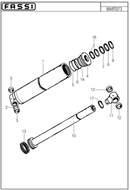Fassi Main Boom Cylinder Seal Kit - GSC362-2