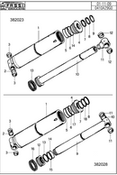 Fassi Outer Boom Cylinder Seal Kit - GSC363-2