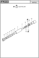 Fassi Extension Cylinder Seal Kit - GSC412-2