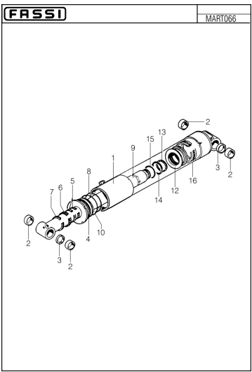 Fassi Main Boom Cylinder Seal Kit - GSC417