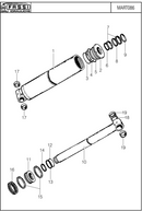 Fassi Outer Boom Cylinder Seal Kit - GSC430-2