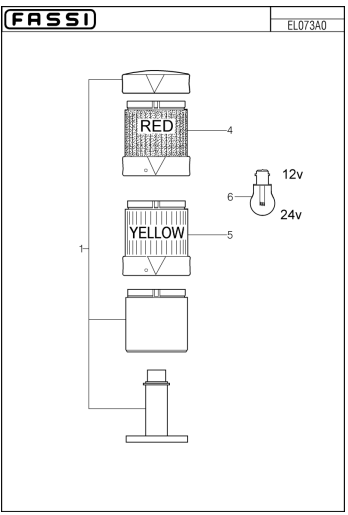 Fassi Bright Signal 24V - IE666