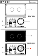 Fassi Emergency Stop Push Button - IE755-4