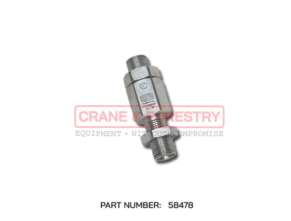 HMF Inline Swivel Coupling - 58478