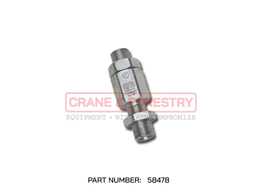 HMF Inline Swivel Coupling - 58478