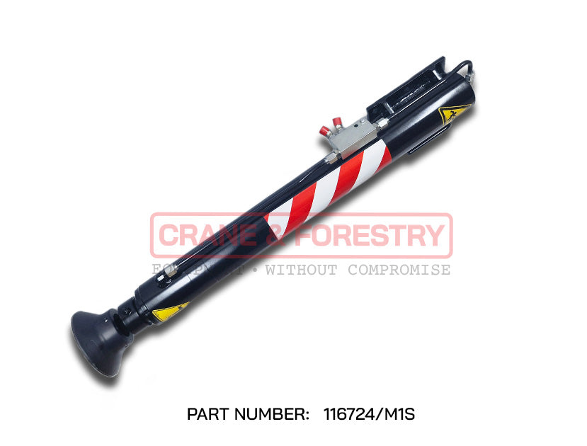 Fassi Outrigger/Stabilizer Cylinder + Valve Complete - 116724/M1S