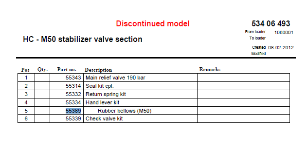 HMF Rubber Bellow (M50) - 55389