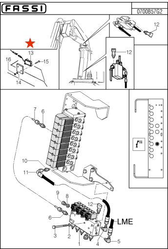 Fassi Level/Angle Transducer - TI002