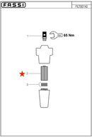 Fassi Pressure Filter Cartridge - ZFI0009-2