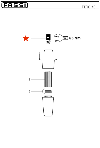Fassi Visual Clogging Indicator - ZFI0011