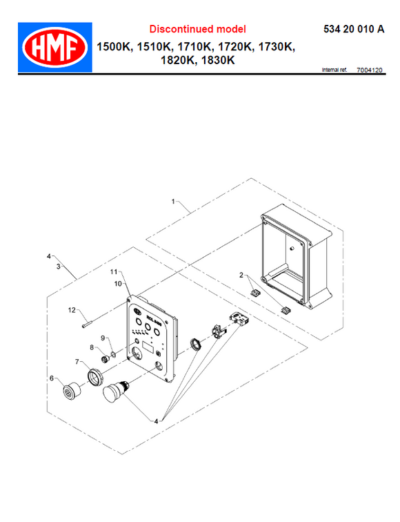 HMF Emergency Stop Push Button - 28241