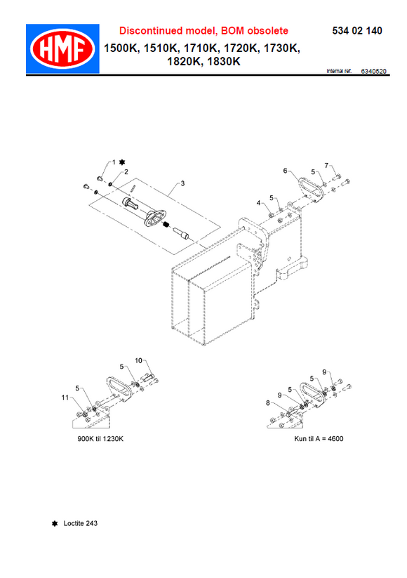HMF Stabilizer Extension Beam Lock - 63451