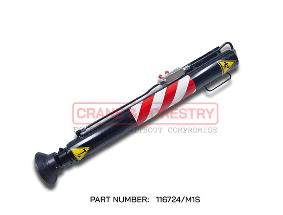 Fassi Outrigger/Stabilizer Cylinder + Valve Complete - 116724/M1S