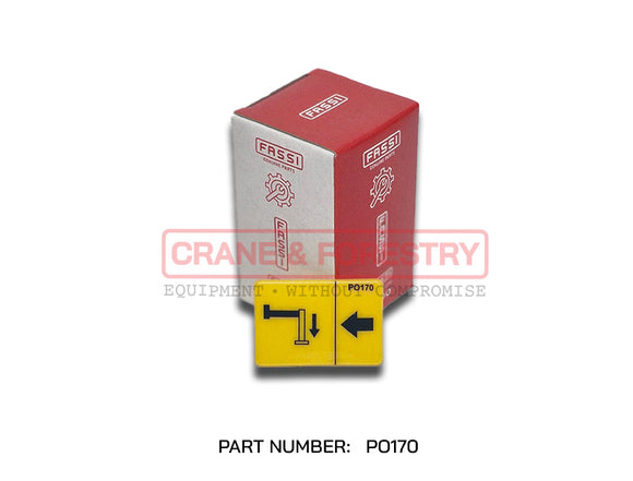 Fassi Crane Control Decal - PO170